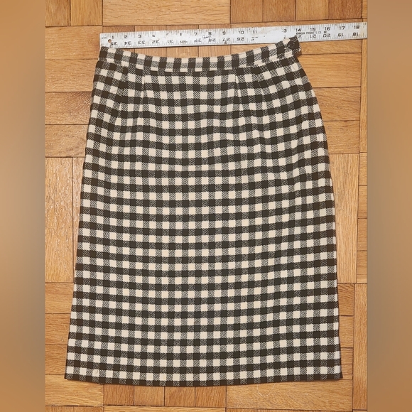 1980s Vintage 2 piece wool suit size M/L - Picture 10 of 14